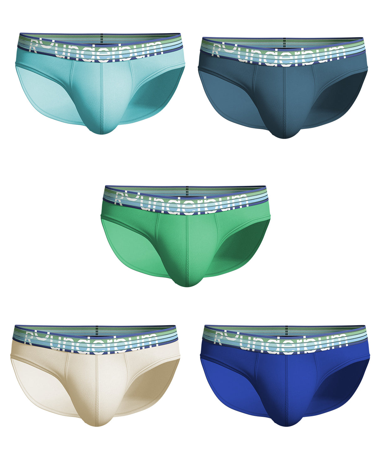 END OF SUMMER Package Brief 5-Pack Multicolor EoS