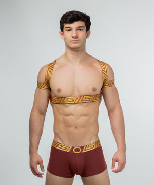 O MY GOD Posture Harness Brown