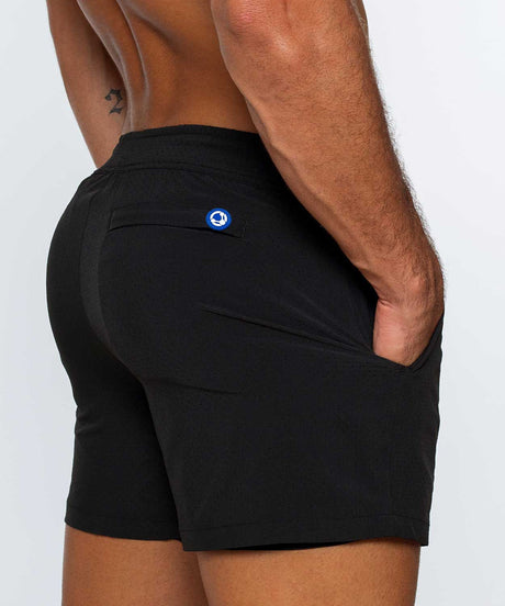 H2O Sport Padded Swim Short Black