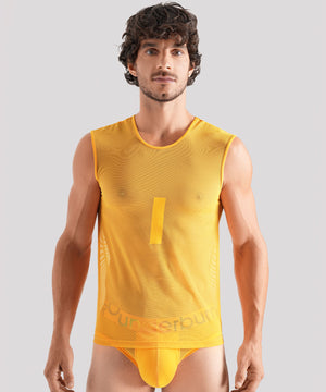 TRANSPARENT PRIDE Tank Top Orange Cyb