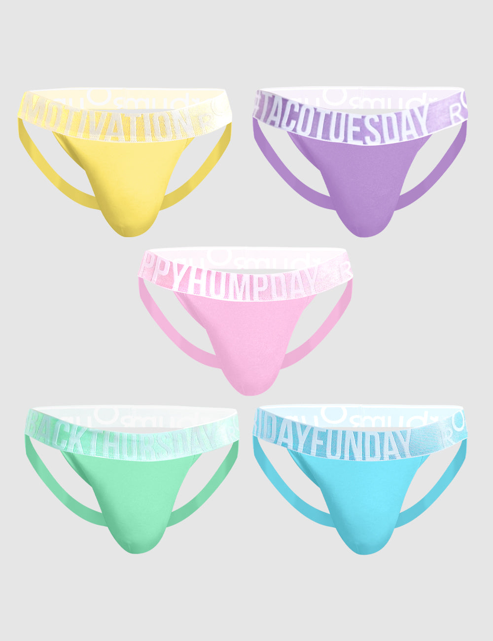 SWEET DAYS Jockstrap 5-Pack Multicolor Sweet