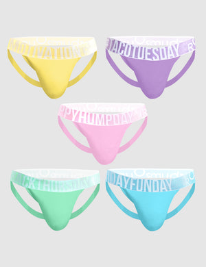 SWEET DAYS Jockstrap 5-Pack Multicolor Sweet