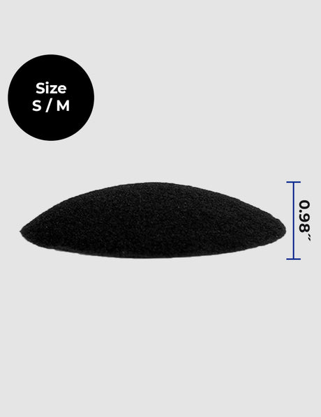Extra Thick Padded Boxer Brief Replacement Pads Black S M